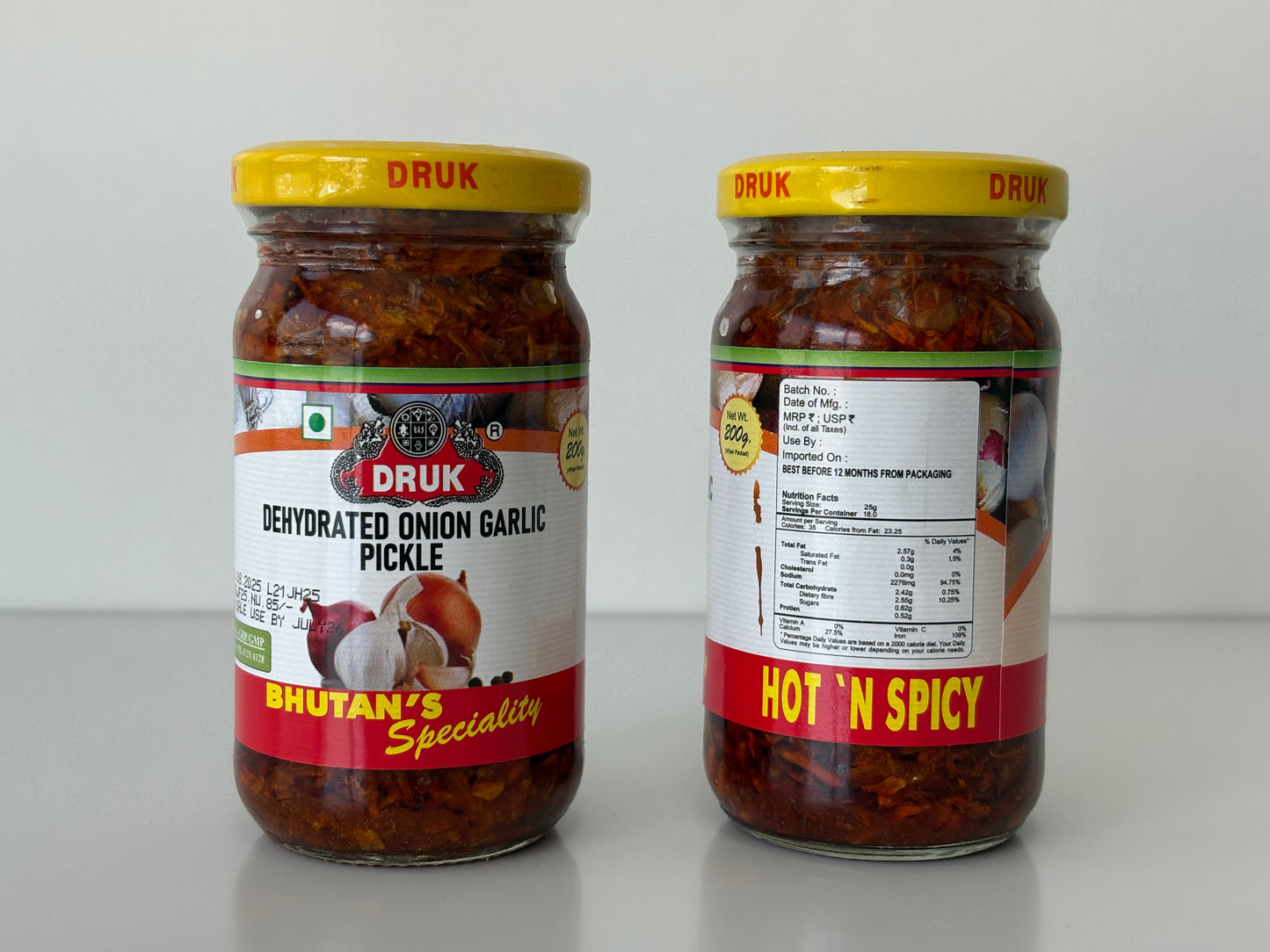 Dehydrated Onion Garlic Pickle